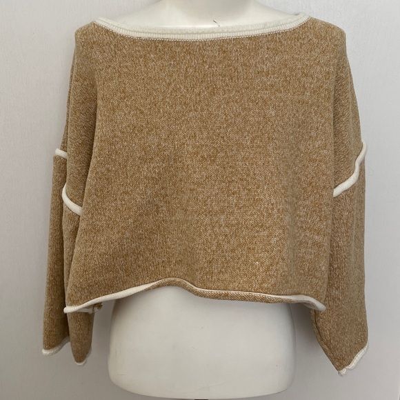 Princess Polly Crop Design Wide Neckline Drop Shoulder Oversized Sweater - Picture 2 of 8